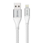 Alogic Charge & Sync Lightning MFI to USB-A Cable 5ft Elements Pro 480Mbps - Silver X