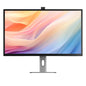 Alogic Monitor 32in Clarity Max Pro UHD 4K with Built in Docking Station 2x HDMI 1x DisplayPort with 65W PD Swivel Landscape or Portrait 8MP Retractable Webcam