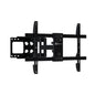 Klipxtreme TV Mount Full Motion 32 - 90In Flat or Curved TV Max 132lbs Tilt & Swivel Built in Leveler Dual Arms Heavy Gauge Steel - Black
