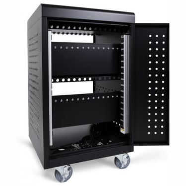 Luxor Charging Cart (OPEN BOX) Steel 30 Tablets Chromebooks Top Damage Does not affect Functionality of the cart. AS IS no Returns