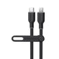 HyperGear Charge & Sync PD Lightning MFI to USB-C Flexi Pro Cable 6ft PD up to 60W Fast Charge 480Mbps High Speed - Soft Touch Silicone - Black