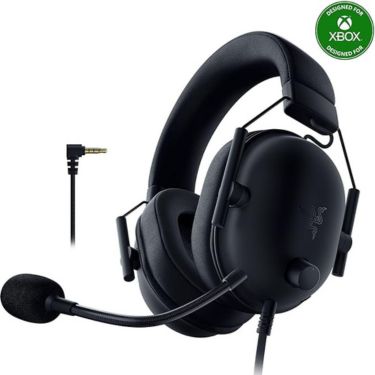 Razer Xbox  Headset BlackShark V2 with Boom Mic Hyperclear Cardioid  Advanced Passive Noise Cancelling 3.5mm - Black