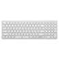 Alogic Keyboard Bluetooth Echelon USB-C Rechargeable Compact Mac - White