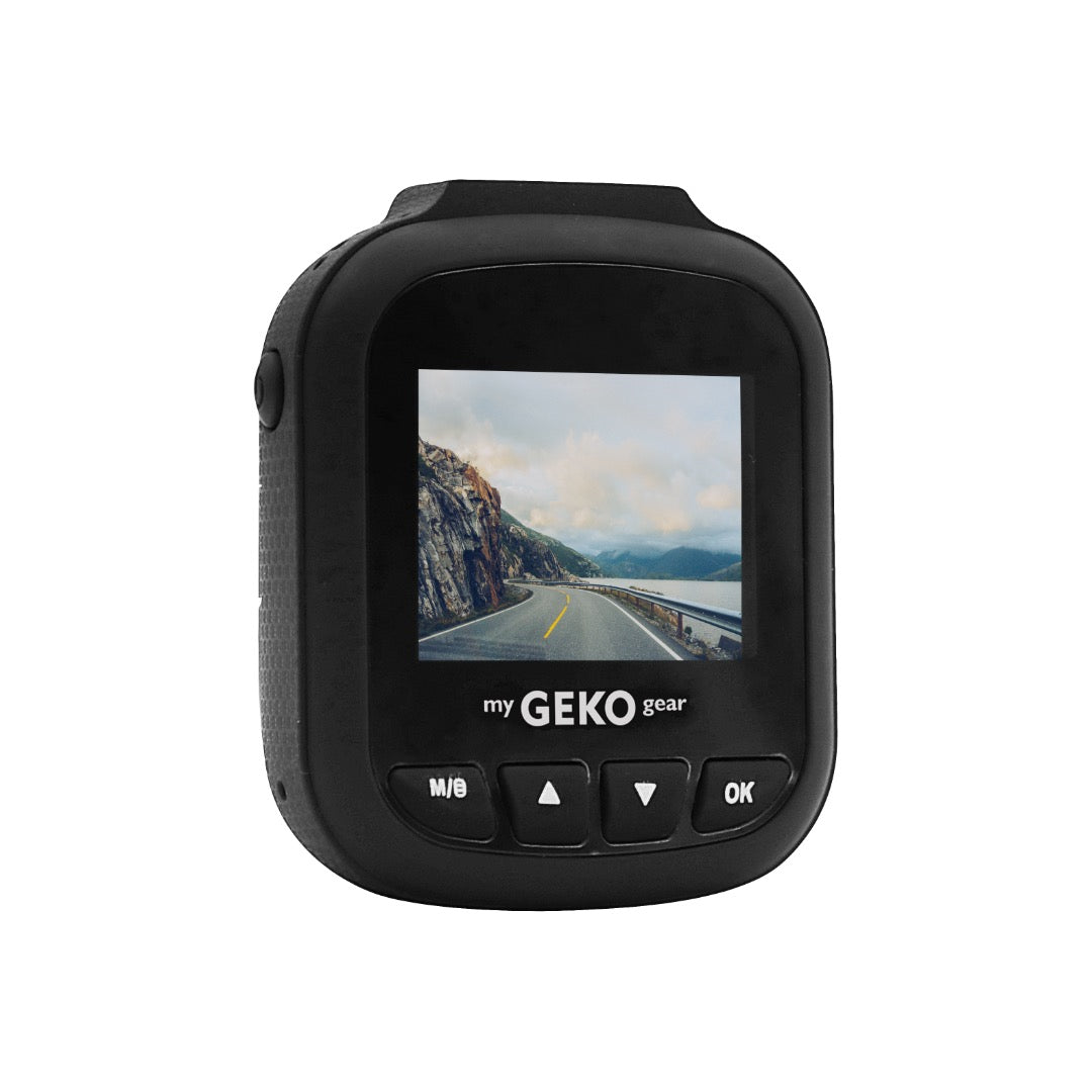 myGEKOgear Dashcam - Orbit 130 1080p HD 120 Degree Wide Angle G-Sensor 8GB MicroSD Included (support up to 32GB) - Black