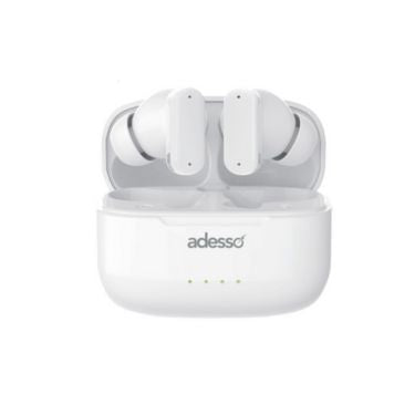 Adesso Earbuds Bluetooth with ANC and Mic Wireless Charging with Case 7Hr