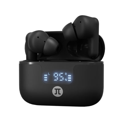 Primus  Earbuds Bluetooth or 2.4Ghz with Dongle ANC with Charging Case 20Hr Playtime Deep Bass - Black