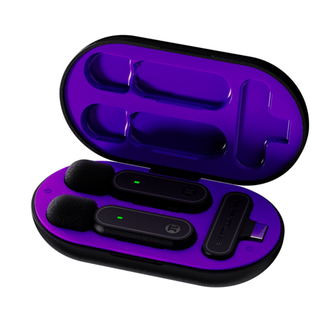 Primus /Vlogging Broadcast Mic USB-C Dongle for Laptops Cell Phones Tablets Charging Case Clip to Your Shirt