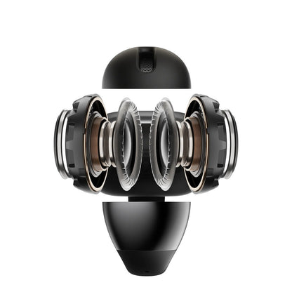 Shokz OpenDots ONE BLACK True Wireless Earbuds Clip On Nickel Titanium Ultra Lightweight Compact Bass Power Wireless Charge Case 40hr Playtime