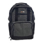 Gino Ferrari Backpack 17in Brunswick Rolling with Retractable Telescopic Handle Canvas - Black and Grey