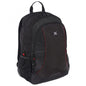 Gino Ferrari Backpack 16In Eros 2x Mesh Water Bottle Holders Adjustable Shoulder Straps Air Flow Padding - Black