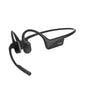 Shokz OpenComm2 2025 Black Bluetooth Stereo Headset Noise Cancelling Boom Mic with Mute Button - Bone Conduction - Water Resistant IP55 - 16Hr Talk Time