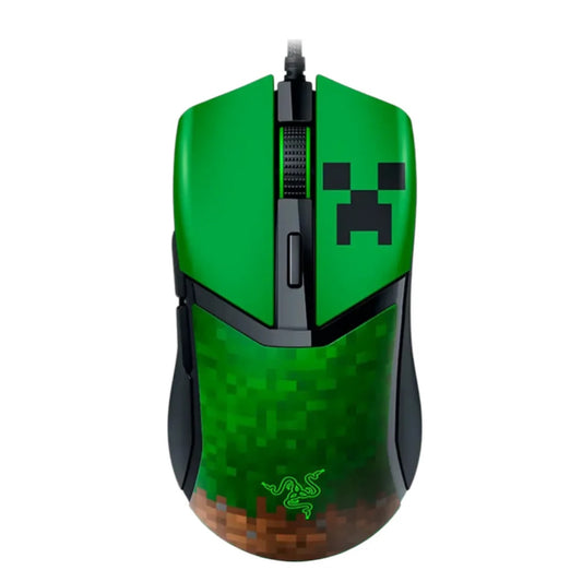 Razer  Mouse Wired Cobra 6 Buttons Focus+ Optical Sensor Chroma RGB - Minecraft Edition