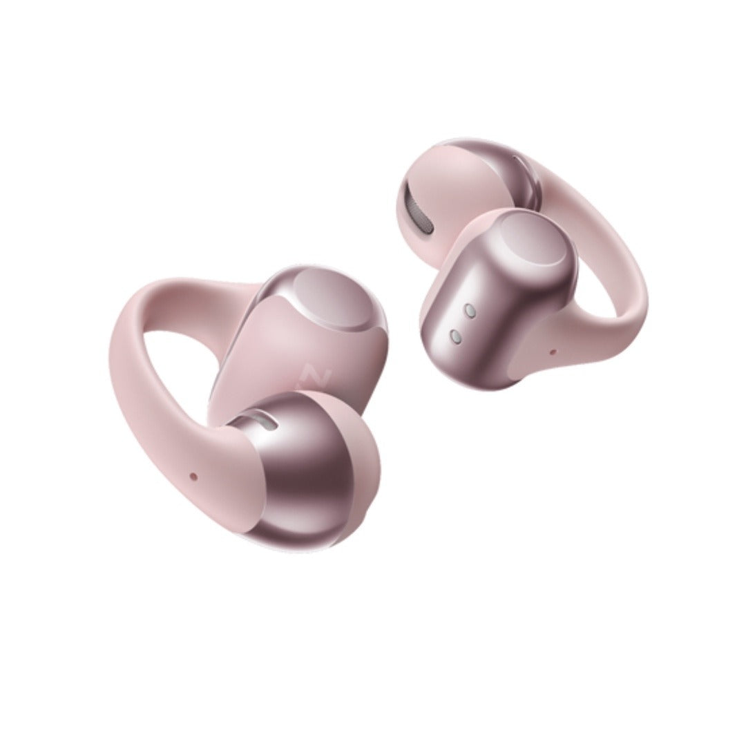 Shokz OpenDots ONE PINK True Wireless Earbuds Clip On Nickel Titanium Ultra