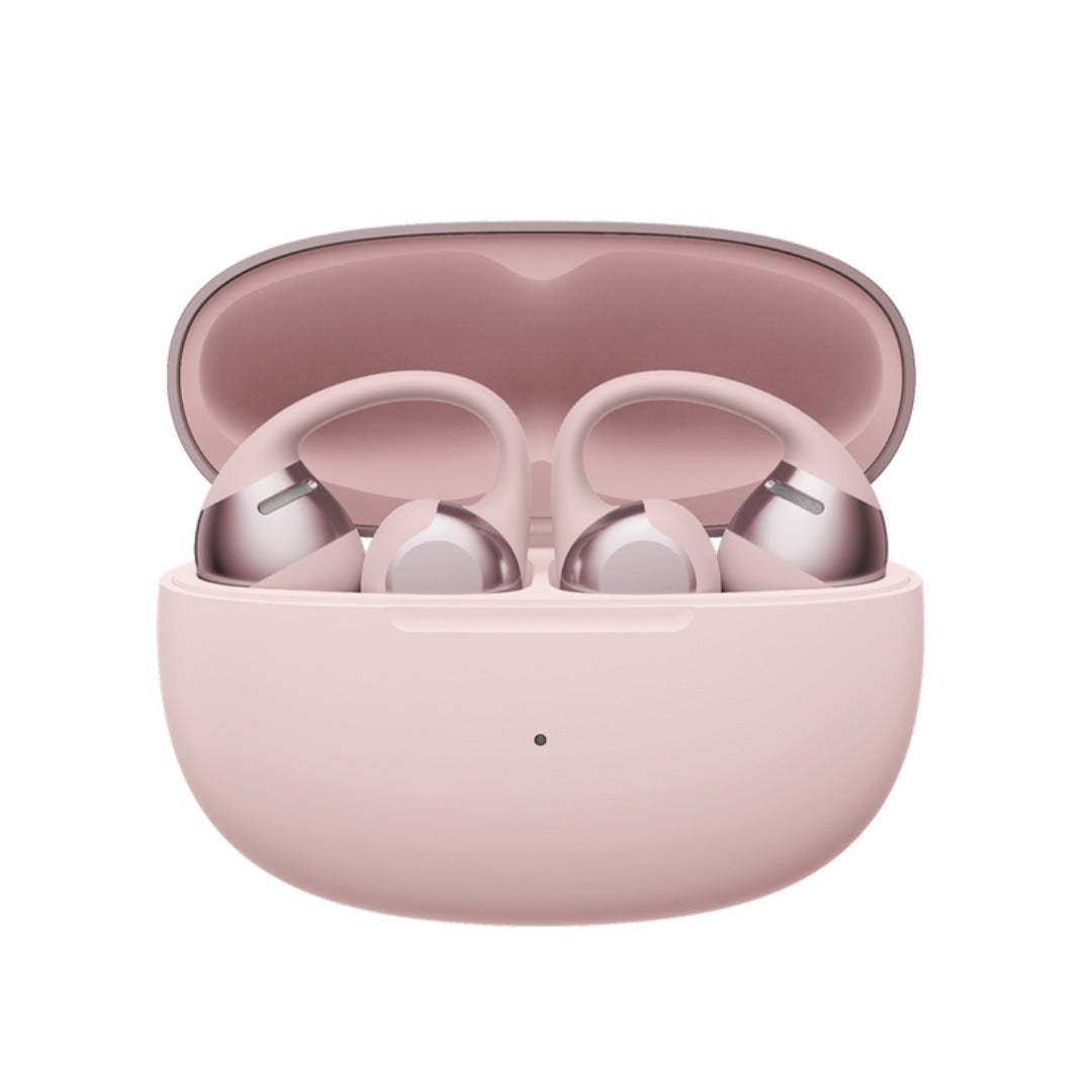 Shokz OpenDots ONE PINK True Wireless Earbuds Clip On Nickel Titanium Ultra
