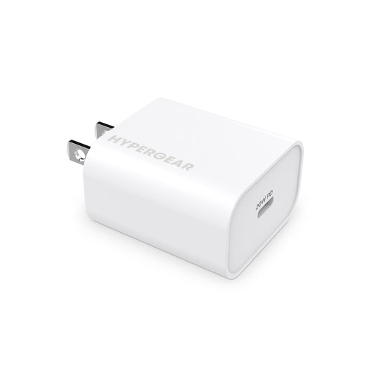 HyperGear Wall Charger 1 Port USB-C 20W MagSafe Compatible - White