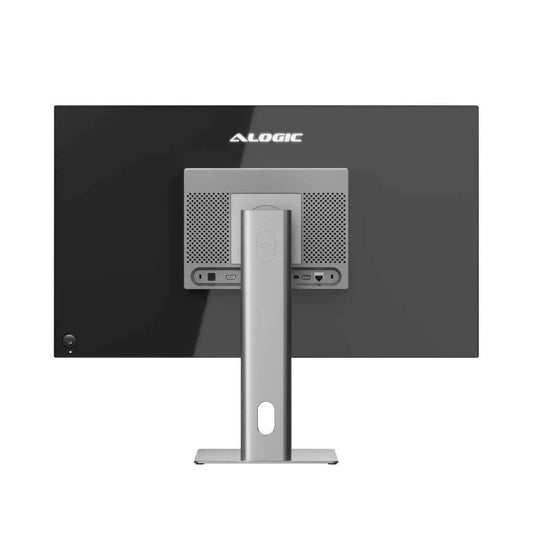 Alogic Monitor 32in Aspekt Gloss Docking UHD 4K with Built in Multi-Port Hub 10-in1 with 90W PD - Space Grey