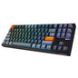 Adesso Wired/Wireless/Bluetooth Multi-OS Illuminated Mechanical QMK VIA Compact Keyboard With CoPilot Ai Hotkey (Red Switch)