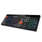 Adesso Wired/Wireless/Bluetooth Multi-OS Illuminated Mechanical QMK VIA Compact Keyboard With CoPilot Ai Hotkey (Red Switch)