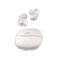 Shokz OpenDots 2 WHITE True Wireless Earbuds Clip On Nickel Titanium Ultra Lightweight Premium Dolby Audio Triple Mic - IP57 Water Resistant - Wireless Charge Case 40hr Playtime