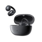 Shokz OpenDots Air BLACK True Wireless Earbuds Clip On Nickel Titanium Ultra Lightweight Compact Comfortable Fit Balanced Sound Force Sensor Controls -  IP55 Water Resistant - 36hr Playtime