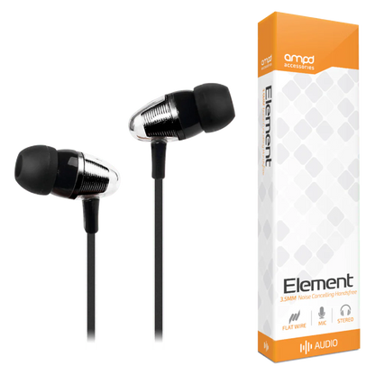 AMPD Earbuds Wired Element 3.5mm - Silver