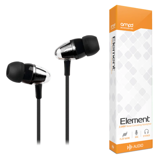 AMPD Earbuds Wired Element 3.5mm - Silver