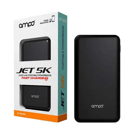 AMPD Powerbank 5000 mAh Jet Series - Black