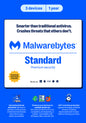 Malwarebytes Premium Standard – 3 Devices, 1 Year | PC, Mac, Android & iOS
