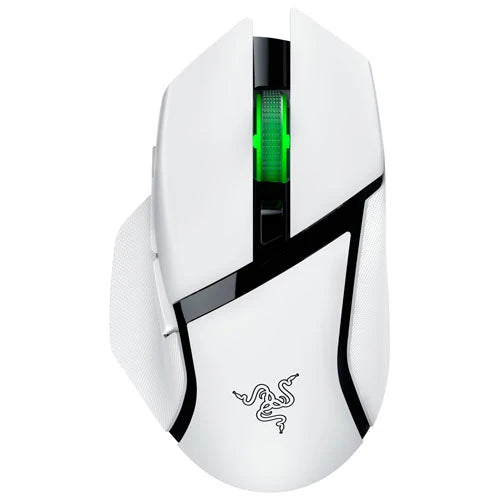 Razer Gaming Mouse Wireless Basilisk V3 X HyperSpeed Ergonomic 7 Buttons 18000 DPI Optical Sensor Bluetooth/HyperSpeed - White