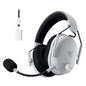 Razer Gaming Headset Wireless BlackShark V3 Pro Hybrid ANC with Detachable HyperClear Full Band 12MM Mic THX Spatial Audio Bluetooth/2.4GHz/USB - White