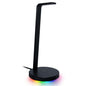Razer Gaming Headset Stand Base Station V2 Chroma with Dual USB 3.1 Ports Built-In DAC 7.1 Surround Sound Chroma RGB - Black