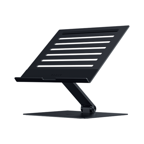 Razer Adjustable Laptop Stand Height and Tilt Adjustable Aluminum Construction Supports Laptops up to 18 Inch - Black