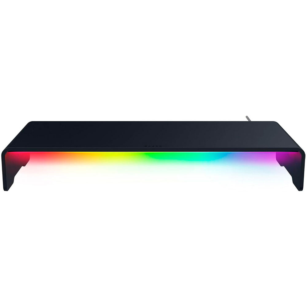 Razer Monitor Stand Chroma Aluminum Monitor Stand with 4-Port USB-C Hub HDMI 2.0 Chroma RGB - Black