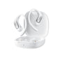 Shokz OpenFit Air 2 White Bluetooth Headset Smart Mic Around Ear Air Conduction - OpenBass - Water Resistant IP54