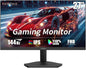 Viewedge Gaming Monitor 27in FHD (1920x1080p) up to 144hz VA panel with contrast ratio of Millions : 1 178-degree viewing angle and 1ms responsive time  - Black
