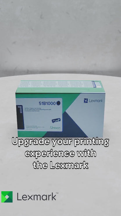Lexmark MS/MX317, 417, 517, 617 Return Programme 2.5K Toner Cartridge Part no.: 51B1000