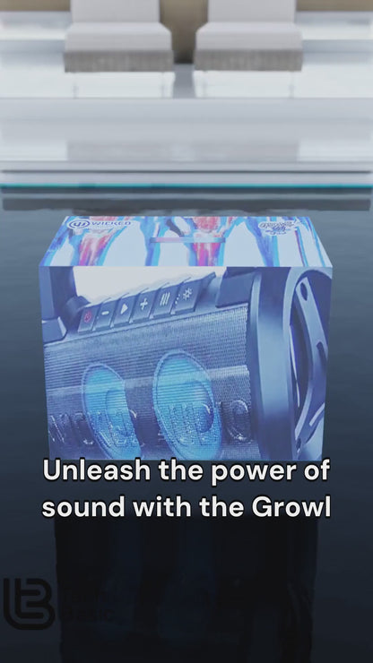 Growl XL Party Speaker- Black