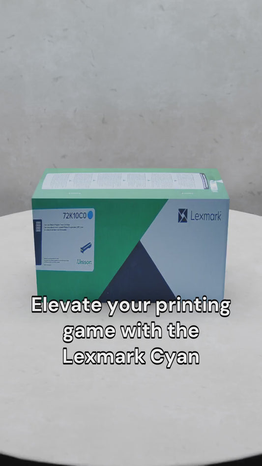 72K10C0 Lexmark CS/CX820,CX825,860 Cyan Return Program 8K Toner Cartridge