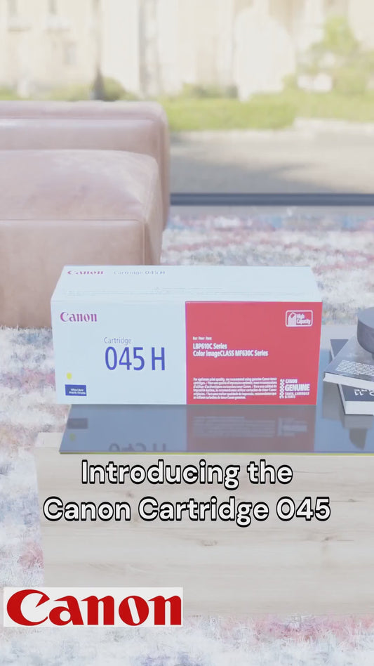Canon 1243C001 Cartridge 045H High Capacity Yellow Toner ? High Yield 2,200 Pages