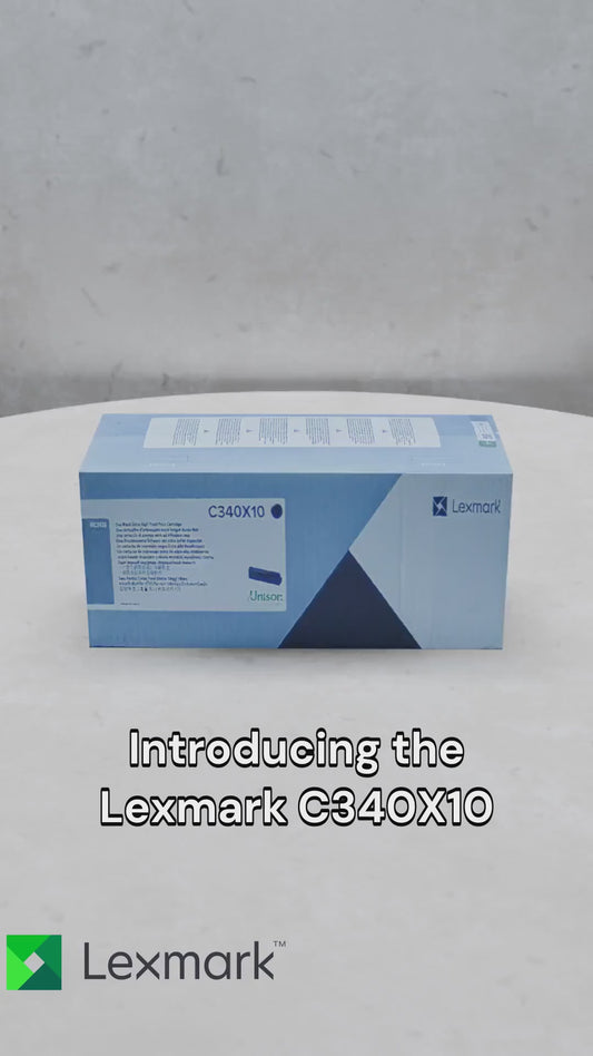 Lexmark C340X10 Black Extra High Yield Toner Cartrid