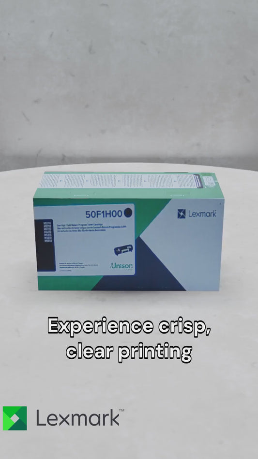 Lexmark MS/MX310, 312, 315, 410, 415, 510, 511, 610, 611 Return Program 5K Toner Cartridge Part no.: 50F1H00