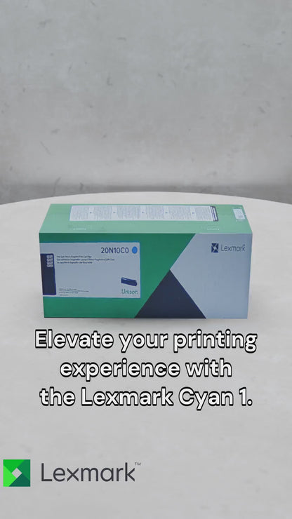 Lexmark 20N10C0 CS/CX331, 431 Cyan 1.5K Print Cartridge Part no.: