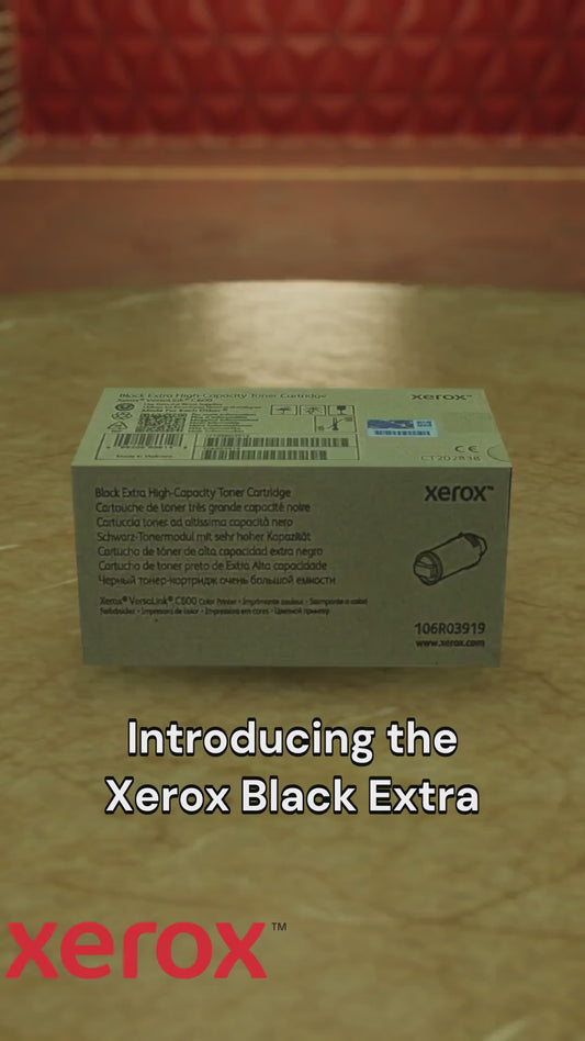 106R03919 XEROX BLACK EXTRA HIGH CAP TONER CARTRIDGE F/VERSALINK C600