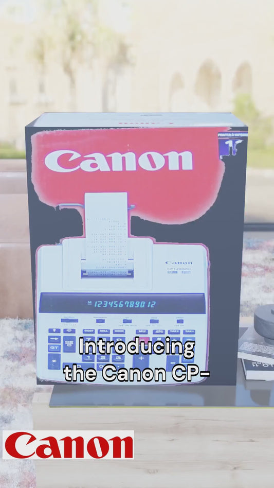 9932B002 Canon CP-1200DII Silver 12-digit Printing Calculato