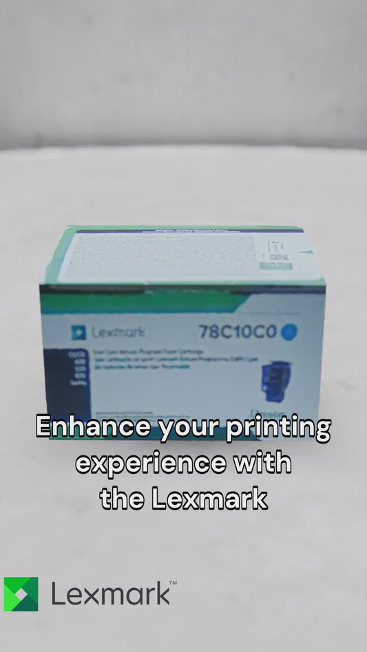 Lexmark CS/CX421, 52x, 62x Cyan Return Programme 1.4K Toner Cartridge Part no.: 78C10C0