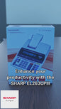SHARP EL2630PIII COMMERCIAL 12-DIGIT 2-COLOUR PRINTING CALCULATOR