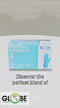 Nitrile Gloves Powder Free 4mil Sky Blue Medical - Small (box of 100)