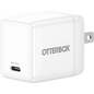OtterBox Wall Charger 1 Port 45W GaN USB-C Fast Charge Compact Size Foldable Prongs PD PPS - Black