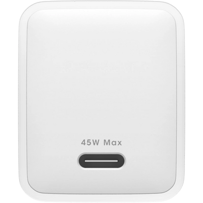 OtterBox Wall Charger 1 Port 45W GaN USB-C Fast Charge Compact Size Foldable Prongs PD PPS - Black